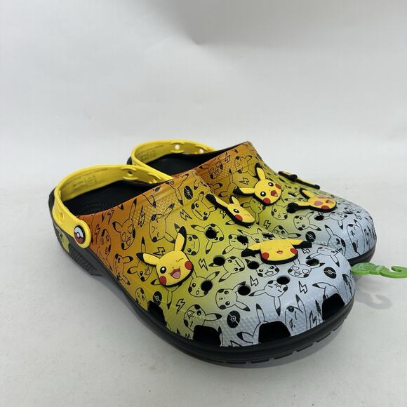 CROCS Other - Crocs x Pokemon Classic Clog & Jibbitz “Pikachu”